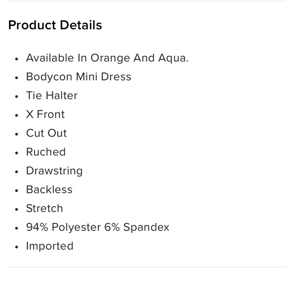 Attention Cut Out Mini Dress -Orange - Picture 8 of 8